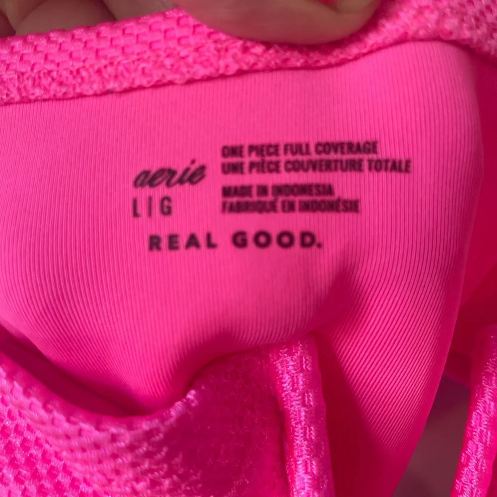 Aerie Vibrant Pink Kids Bodysuit